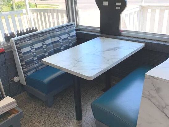 The Lancer Family Restaurant Dining Room Booth